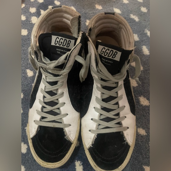 Golden Goose High Top Slide Sneakers Sz 40 - Picture 2 of 10